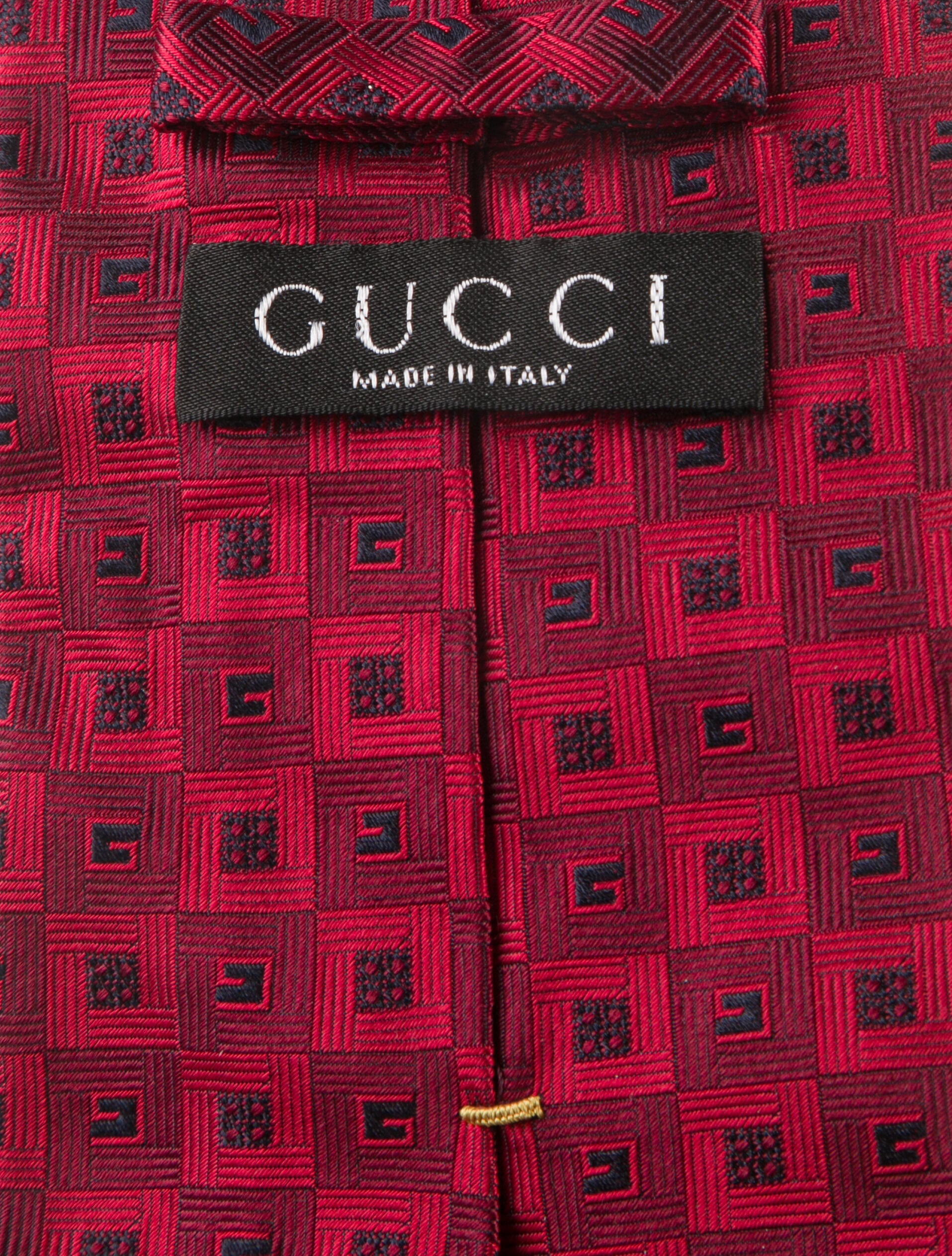 Gucci Geometric Silk Tie