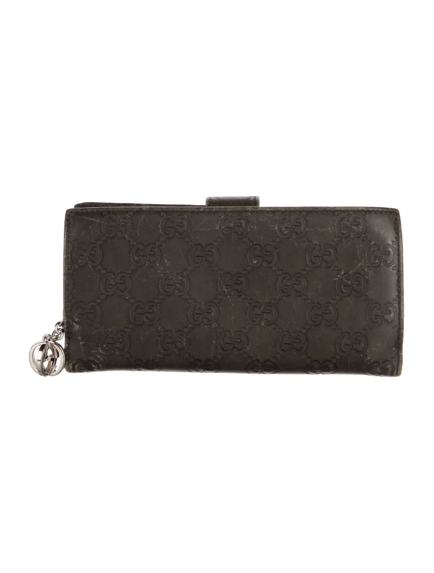 Gucci Interlocking G Logo Leather Continental Wallet