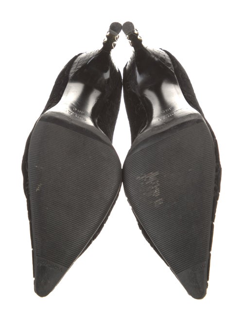 Gucci GG Logo Velvet Pumps