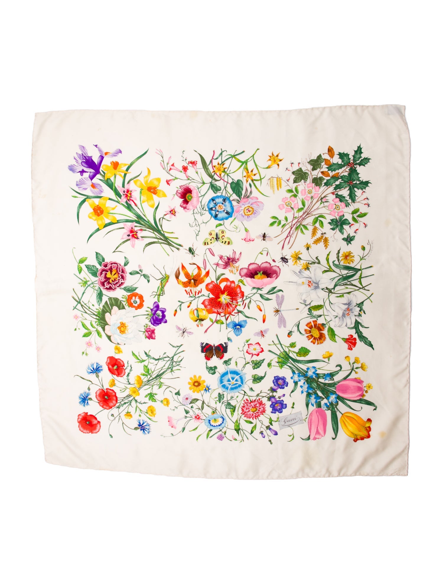 Gucci Silk Vintage Scarf