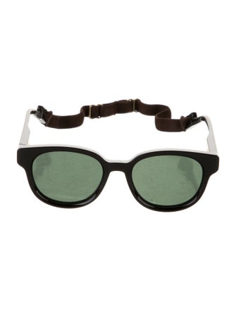 Gucci Web Accent Wayfarer Sunglasses