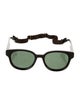 Gucci Web Accent Wayfarer Sunglasses