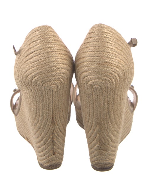 Gucci Horsebit Accent Suede Espadrilles