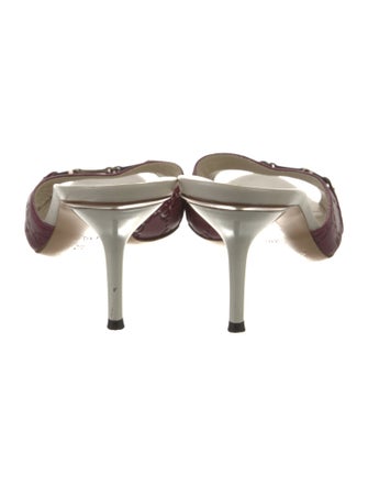 Gucci Horsebit Accent Leather Slides