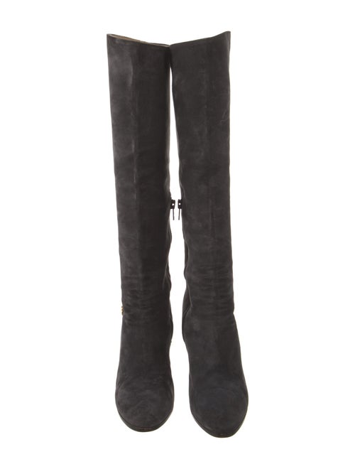 Gucci Interlocking G Logo Suede Boots