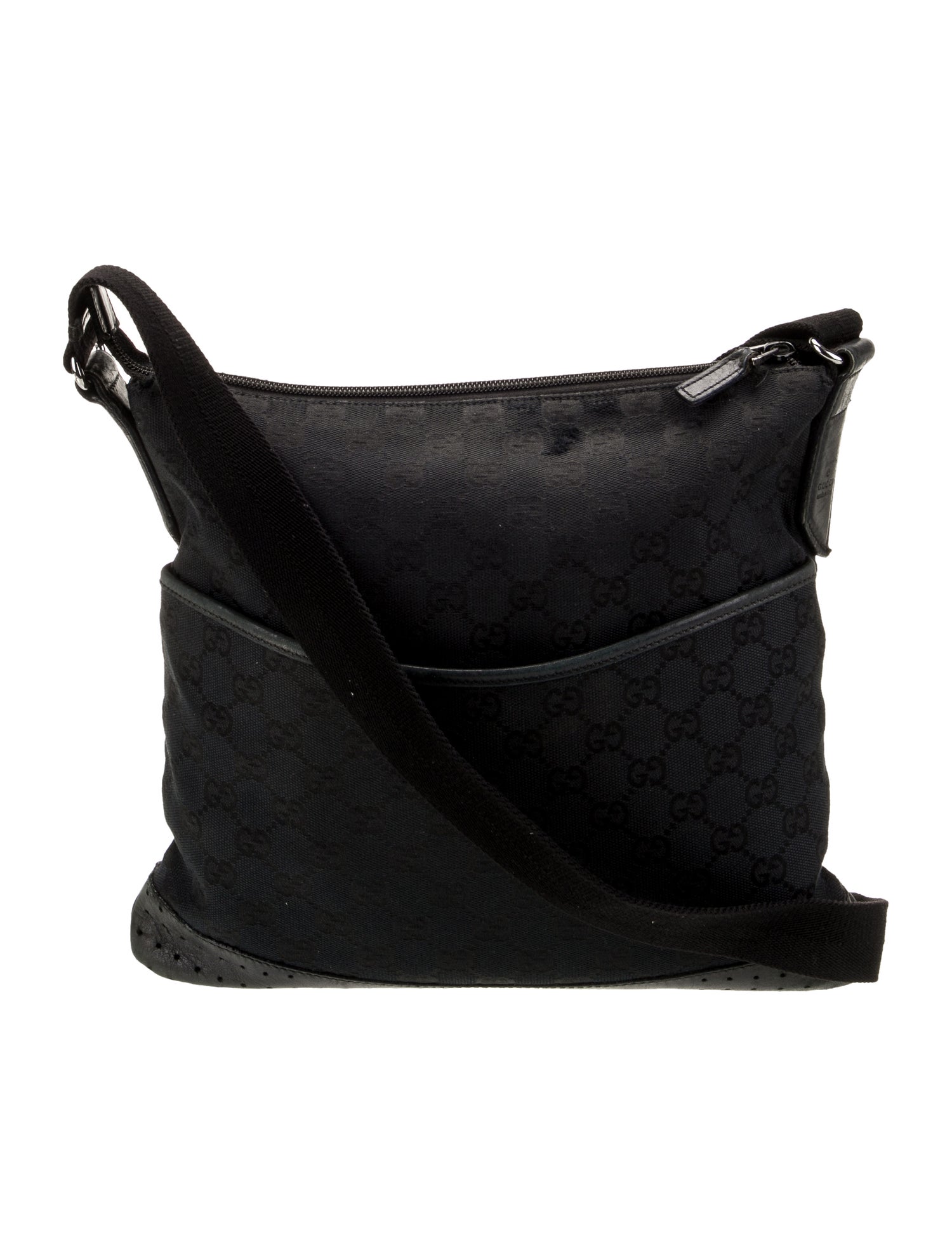 Gucci GG Canvas Messenger Bag Vintage