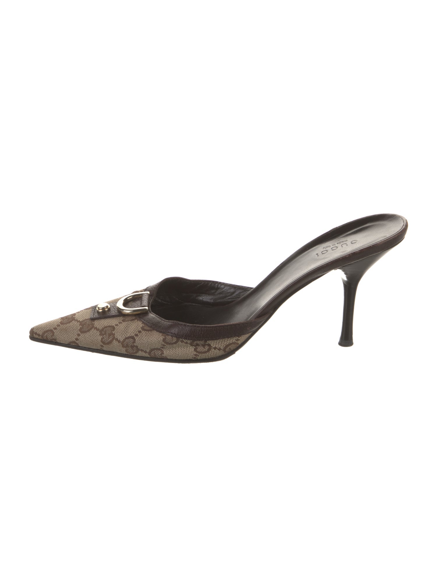 Gucci GG Canvas Canvas Mules