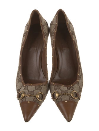 Gucci GG Canvas Canvas Pumps