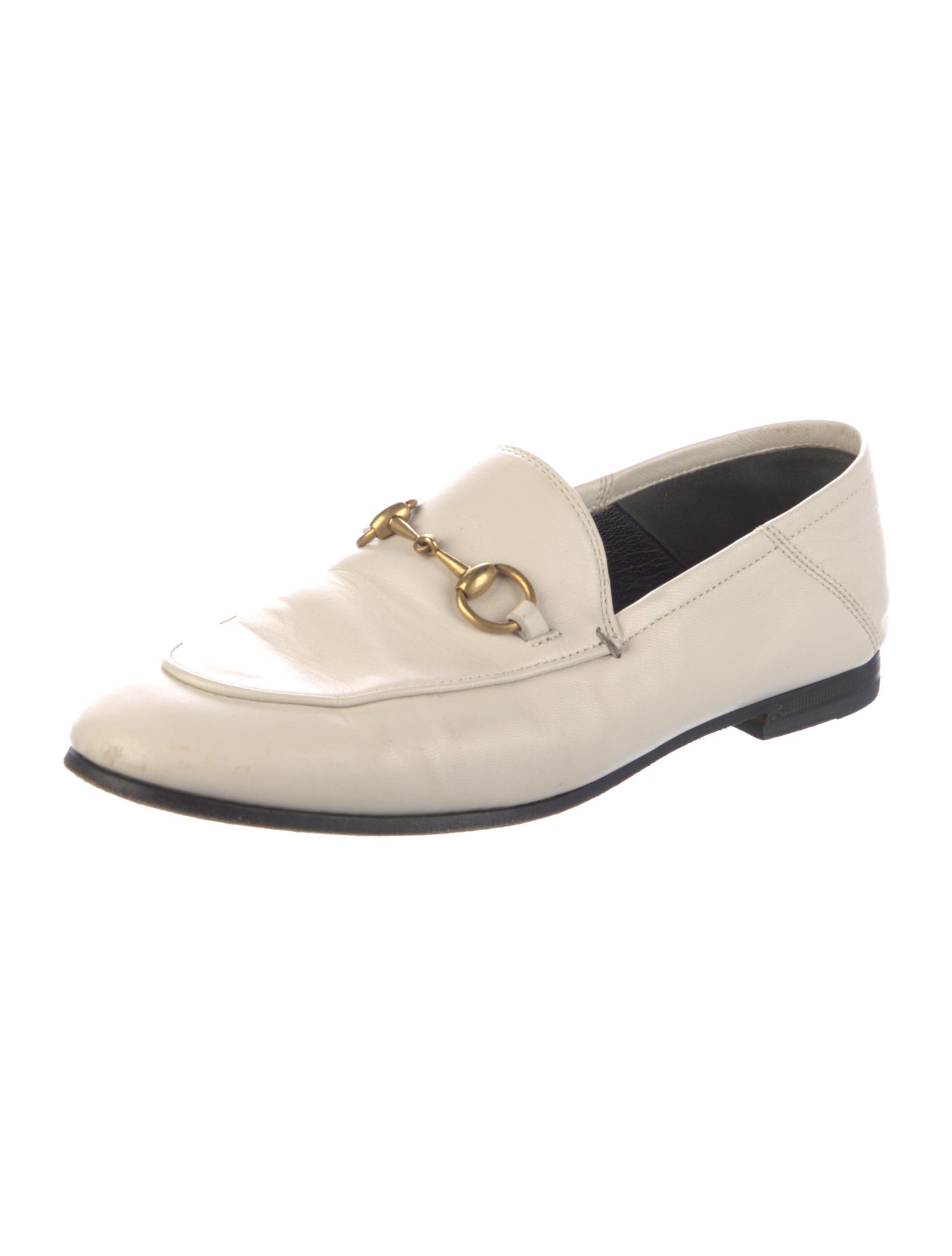 Gucci Horsebit Accent Leather Loafers