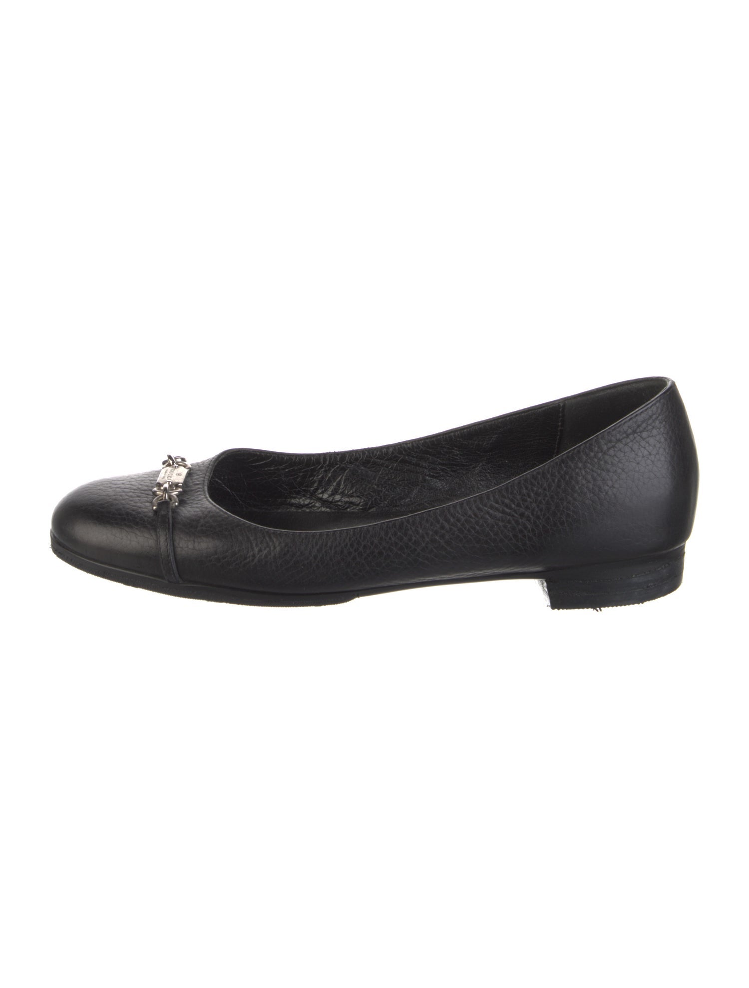 Gucci Vintage Leather Ballet Flats