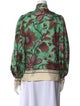 Gucci Silk Printed Button-Up Top