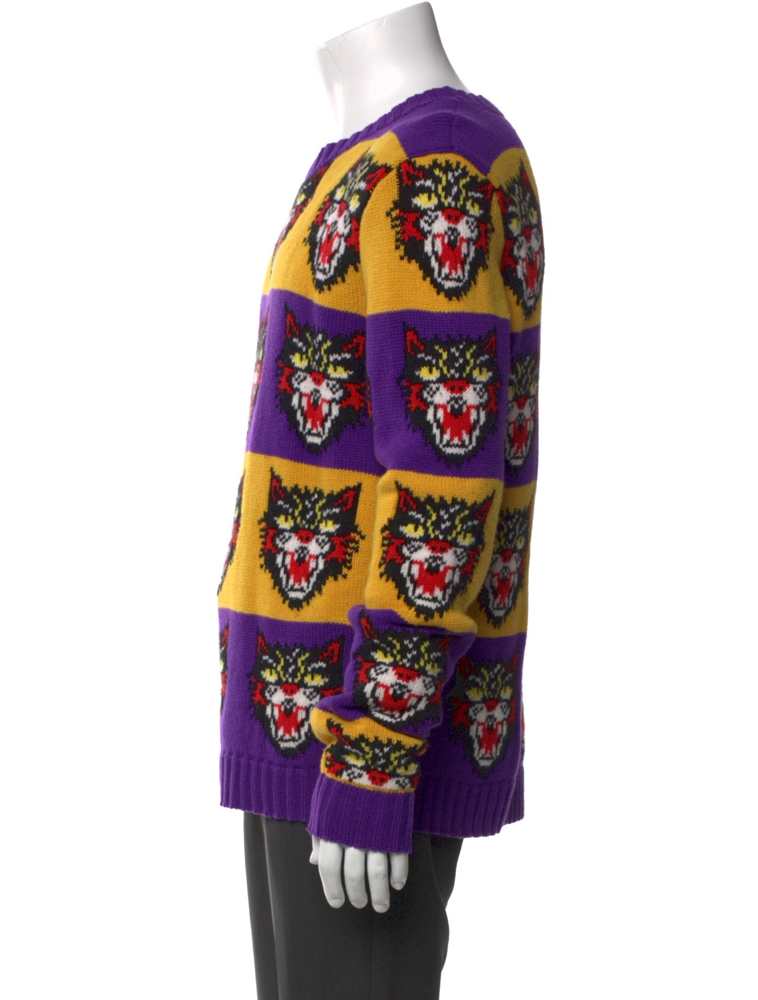 Gucci Wool Printed Pullover