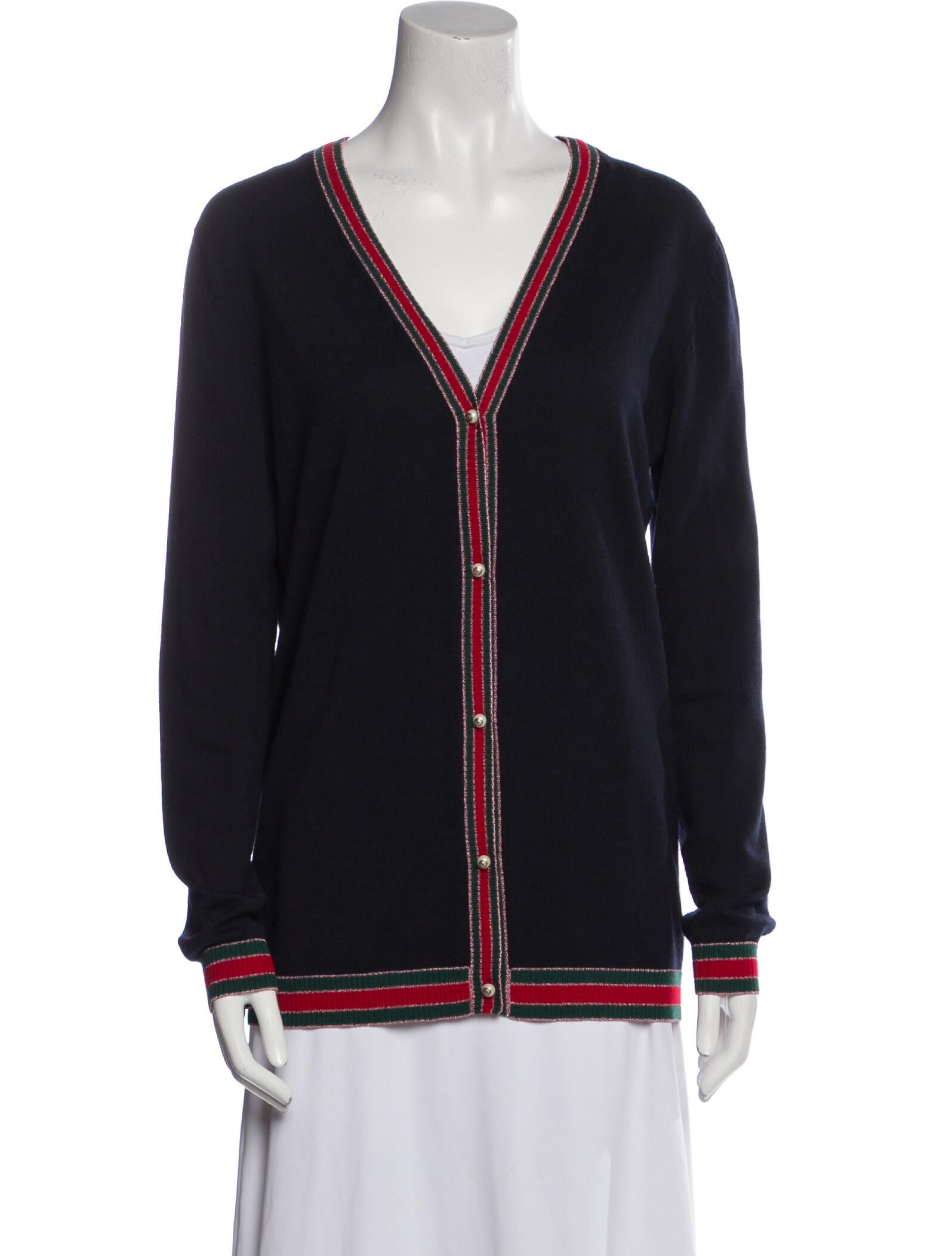 Gucci Wool V-Neck Sweater