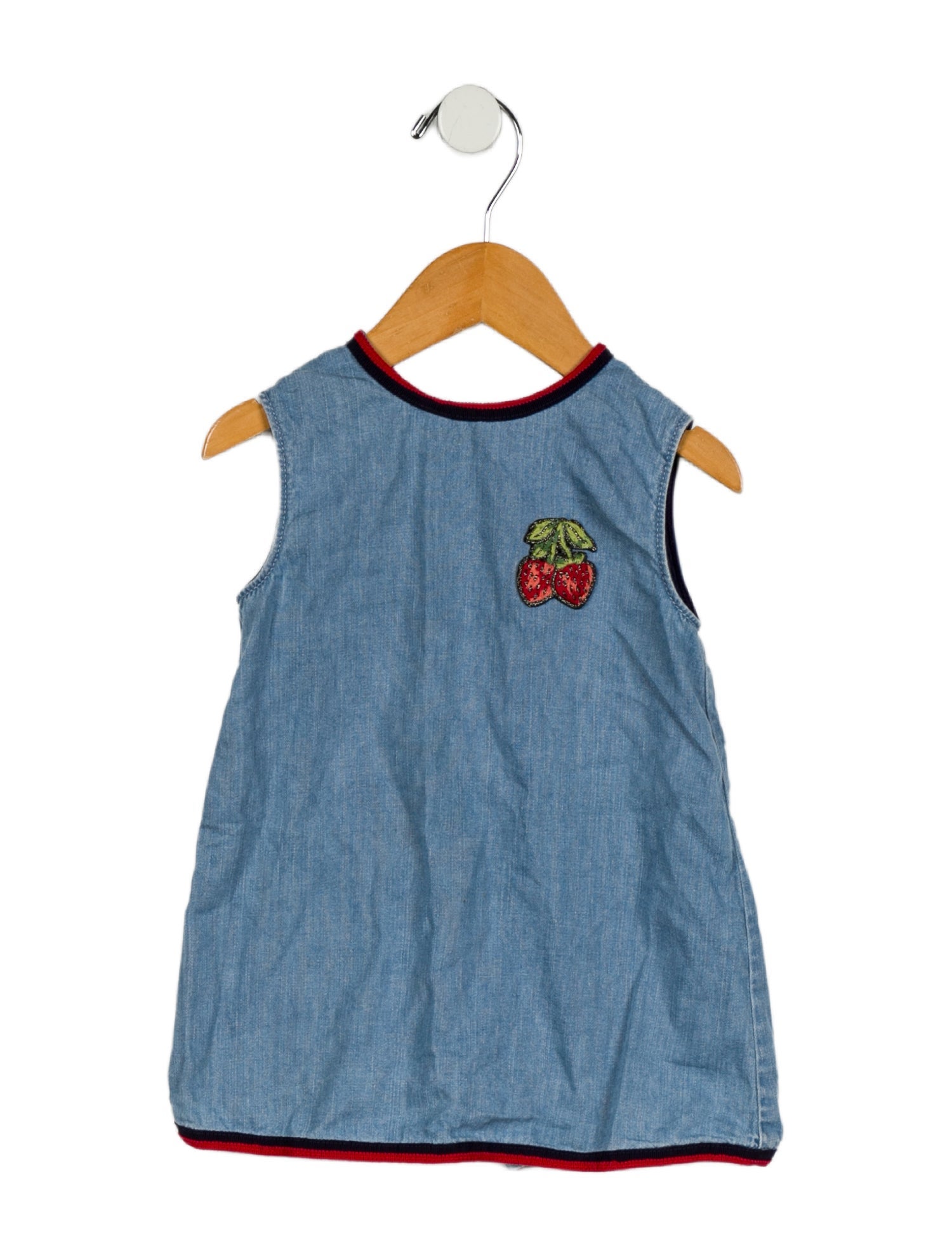 Gucci Toddler Girls' Sleeveless Denim Dress