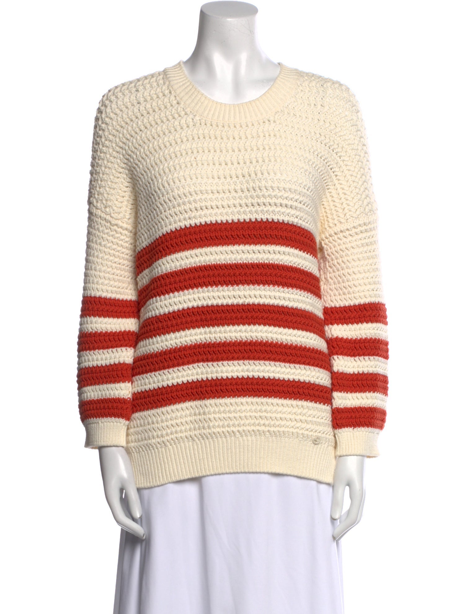 Gucci Striped Crew Neck Sweater