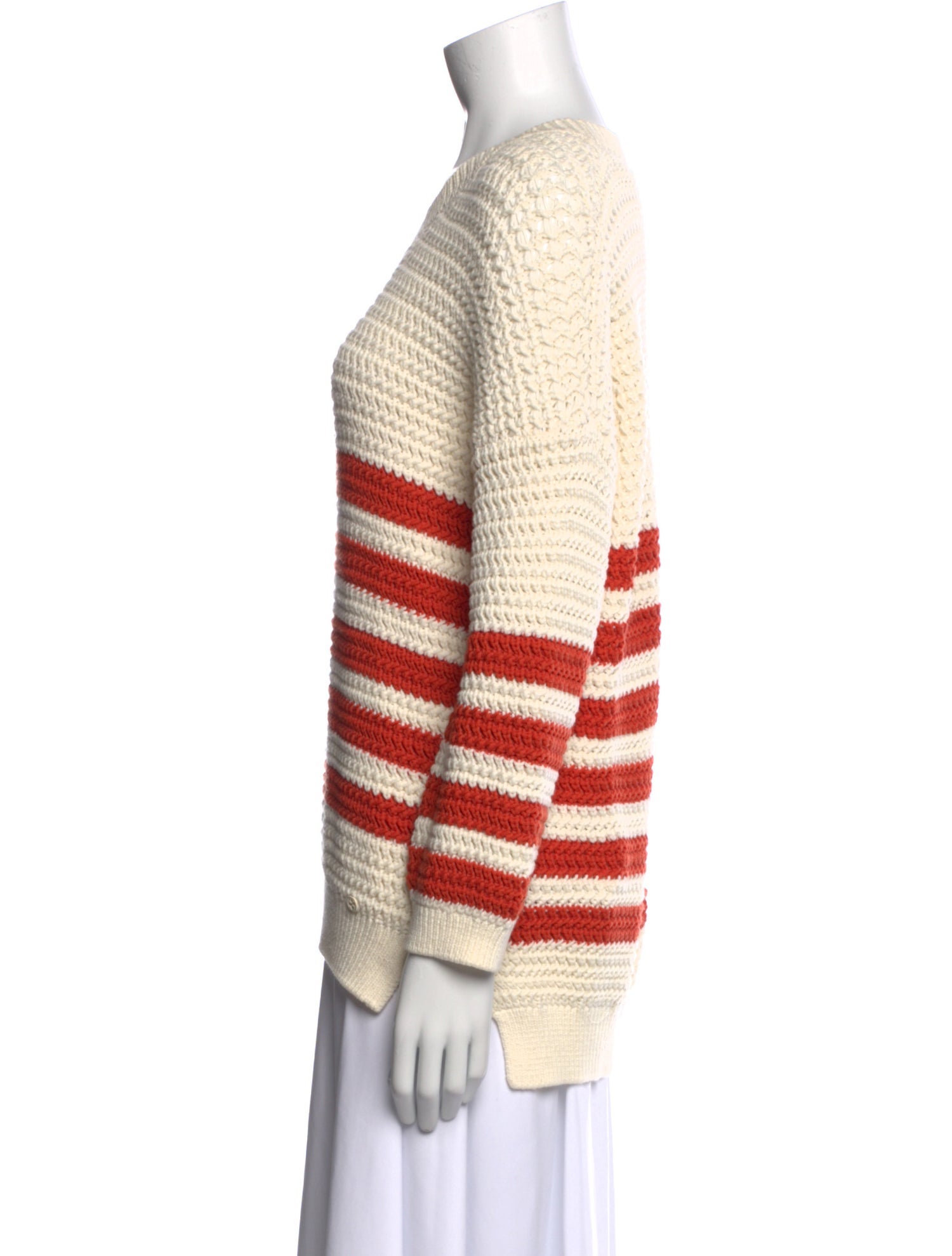 Gucci Striped Crew Neck Sweater