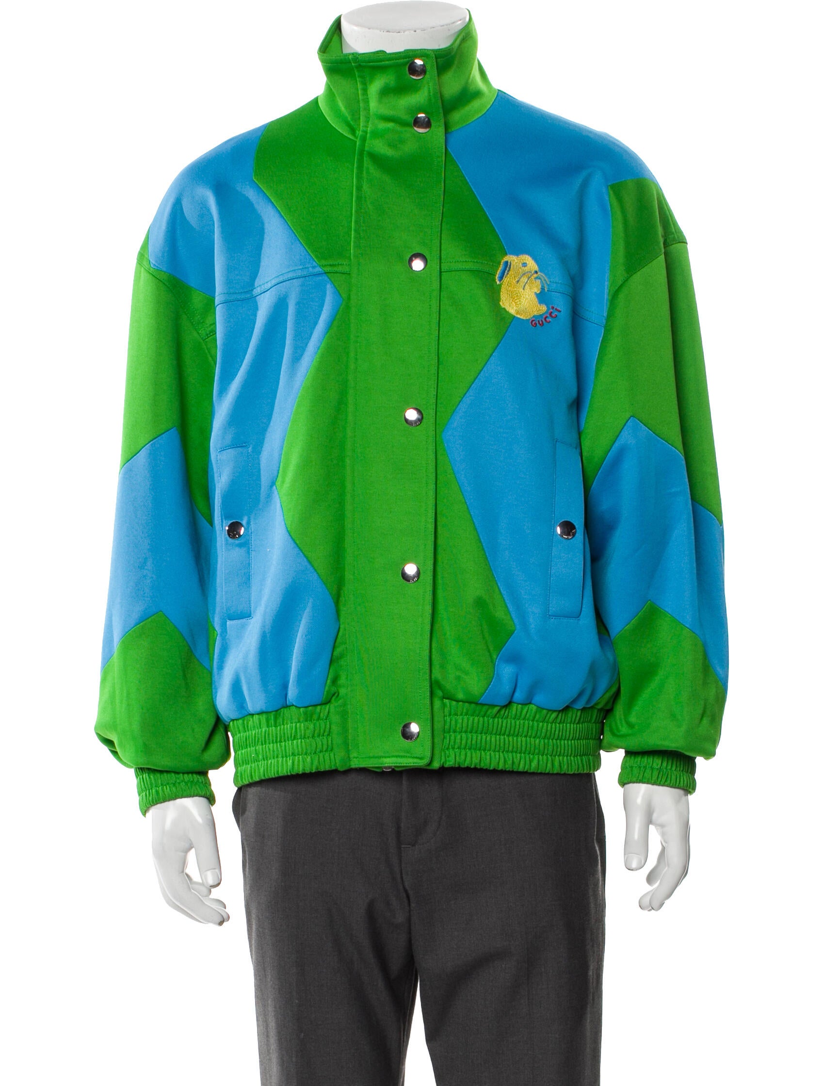 Gucci Colorblock Pattern Parka