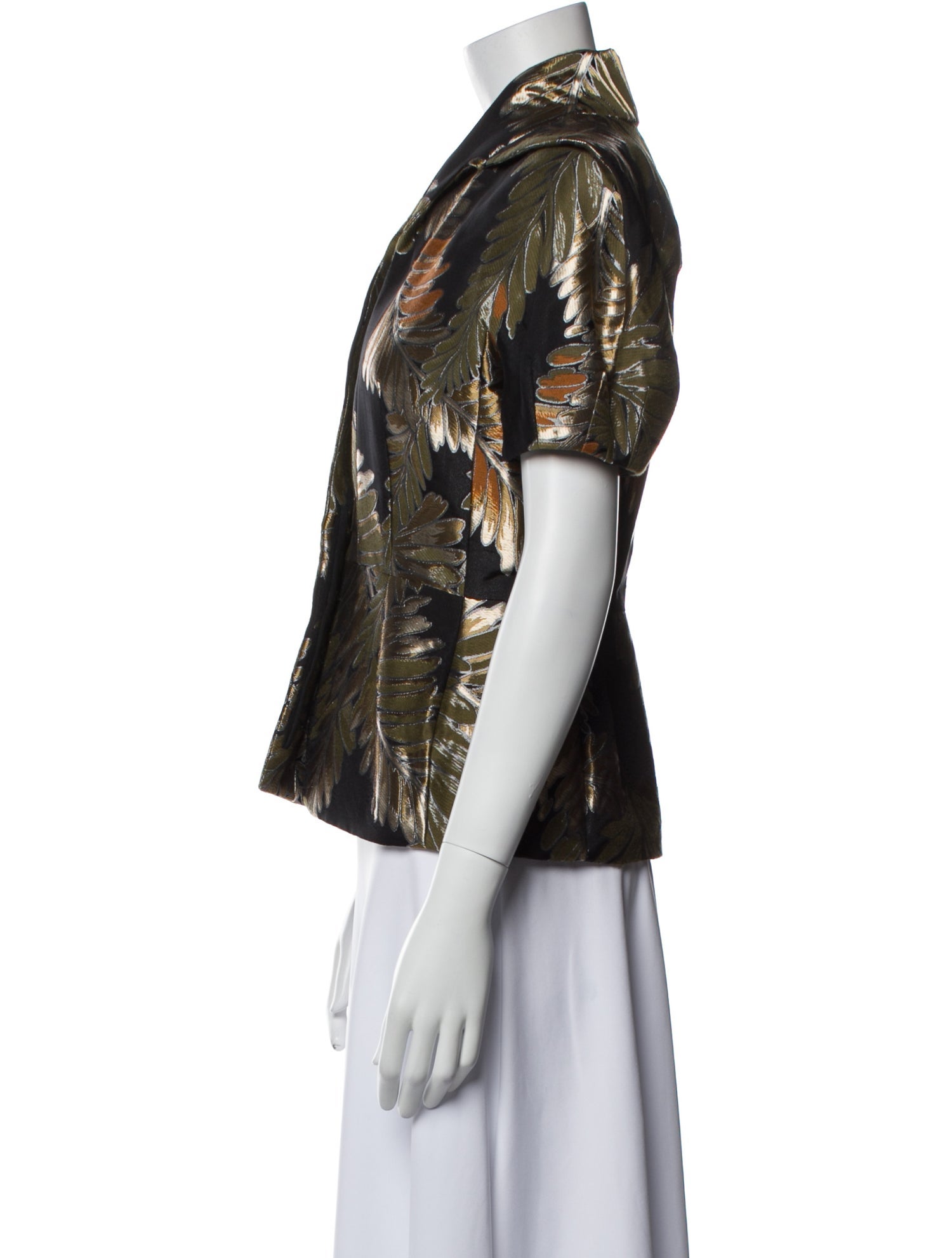 Gucci Silk Printed Jacket