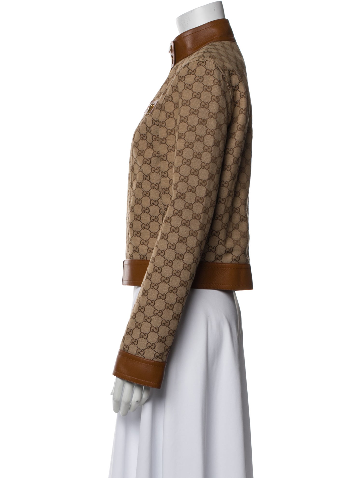 Gucci 2023 Animal Print Biker Jacket