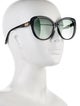 Gucci Diamante Print Oversize Sunglasses