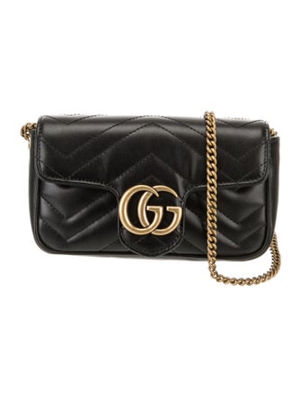 Gucci Leather Marmont Super Mini