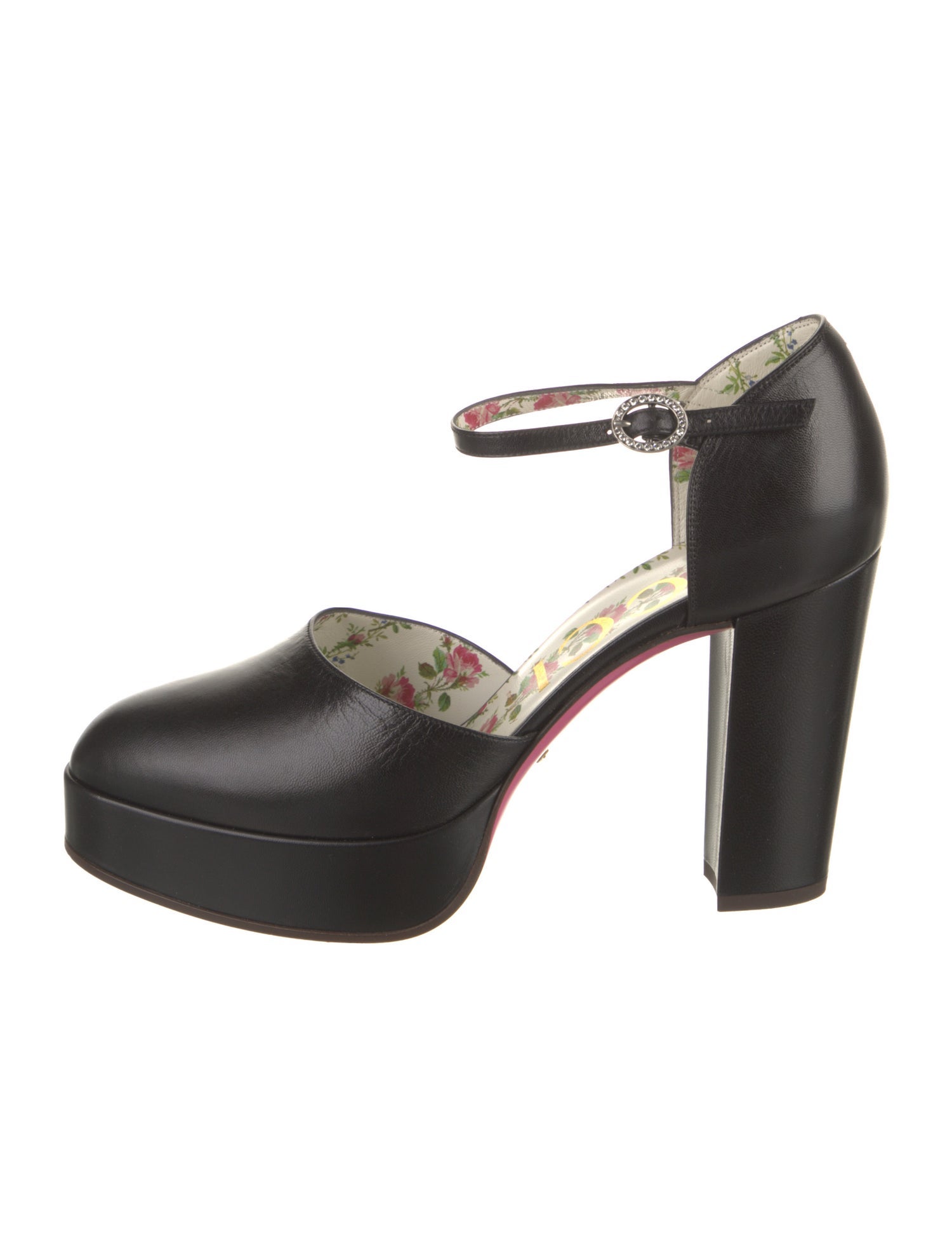 Gucci Leather D'Orsay Pumps