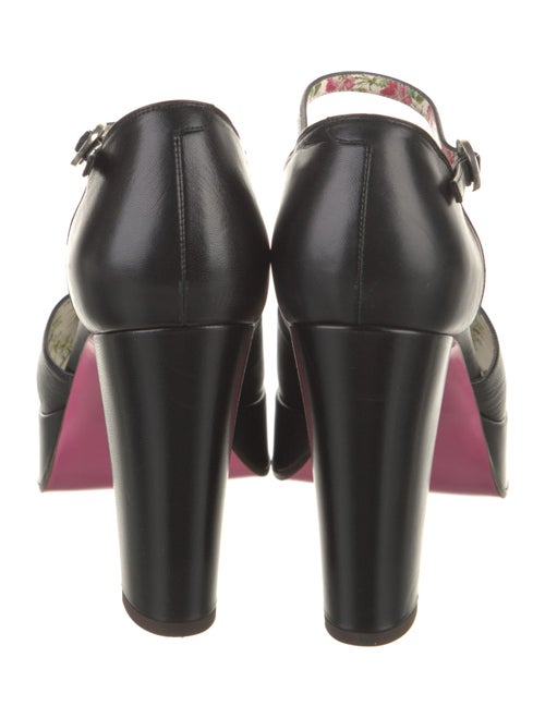 Gucci Leather D'Orsay Pumps