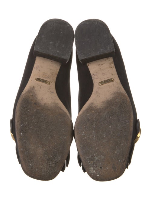 Gucci Double G Logo Suede Pumps