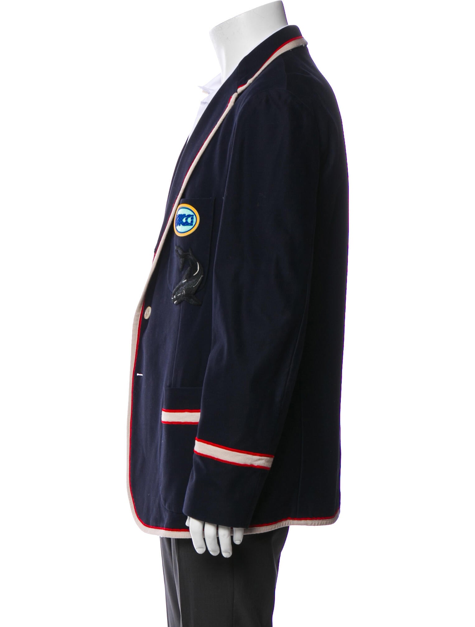 Gucci 2018 Web Accent Blazer