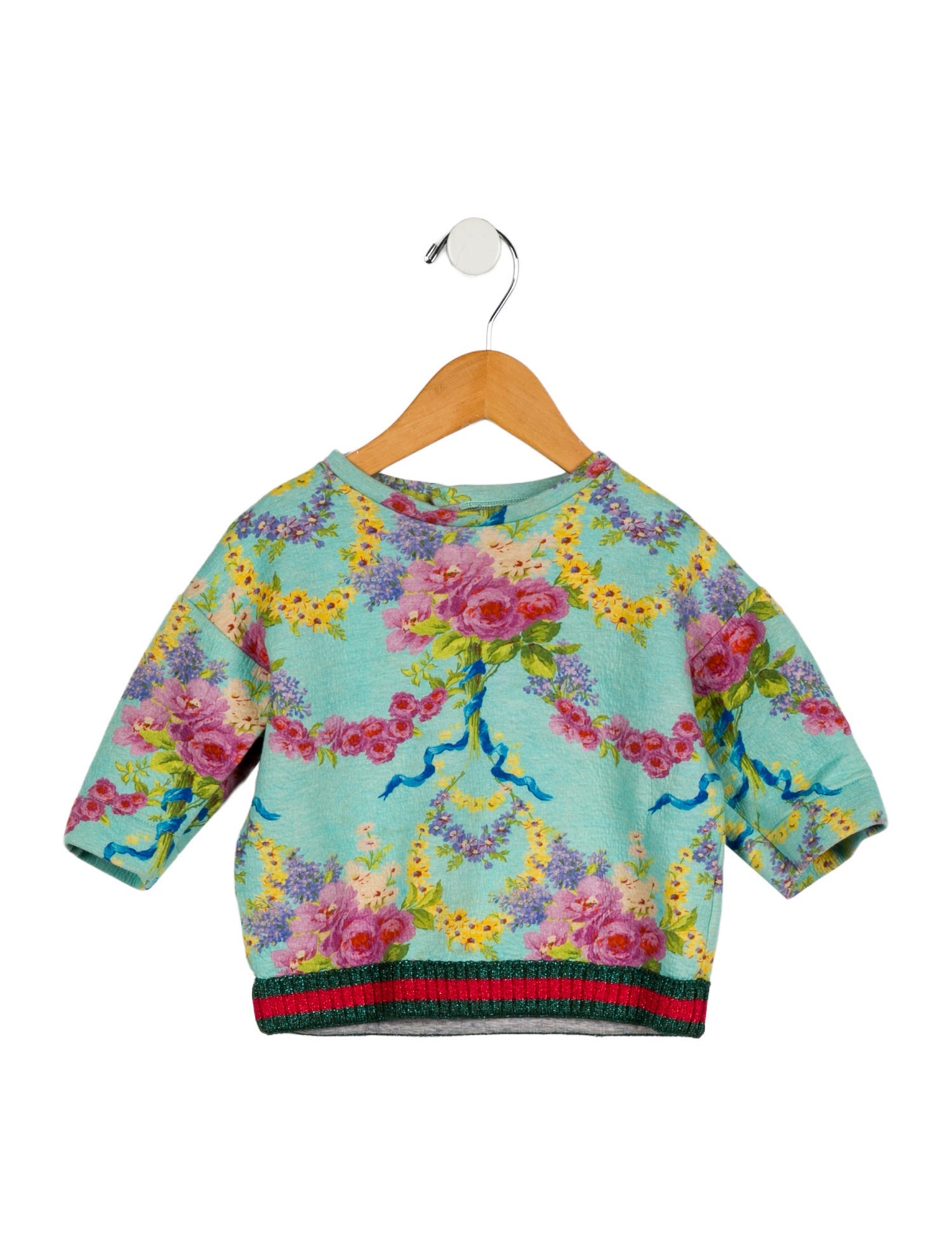 Gucci Toddler Girls' Floral Print Top