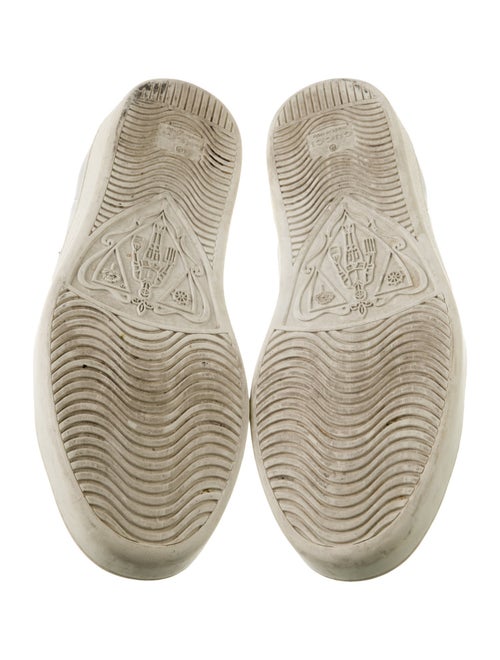 Gucci Web Accent Leather Sneakers