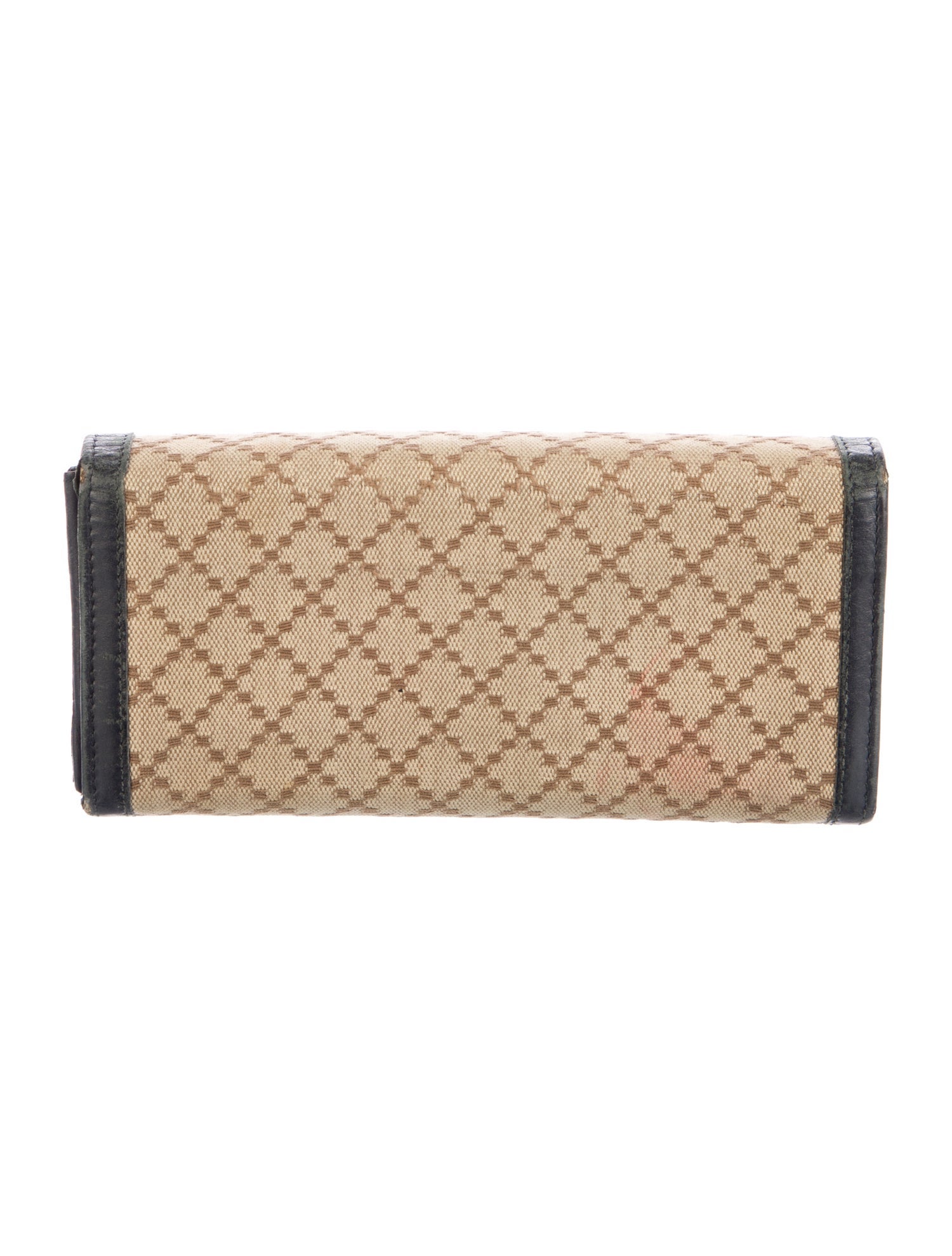 Gucci Diamante Print Canvas Continental Wallet
