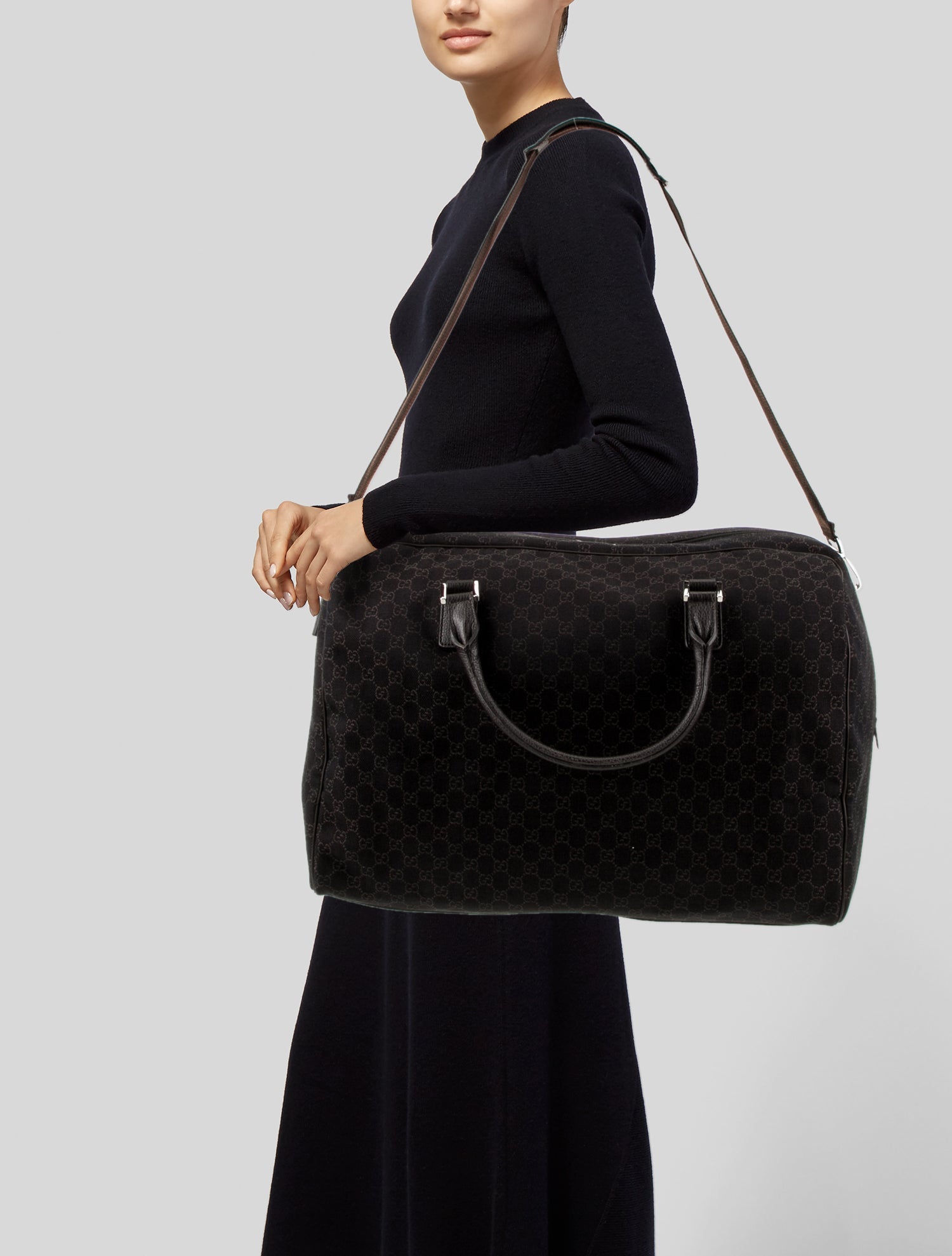 Gucci GG Denim Messenger Bag Large