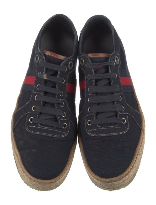 Gucci Canvas Printed Espadrille Sneakers