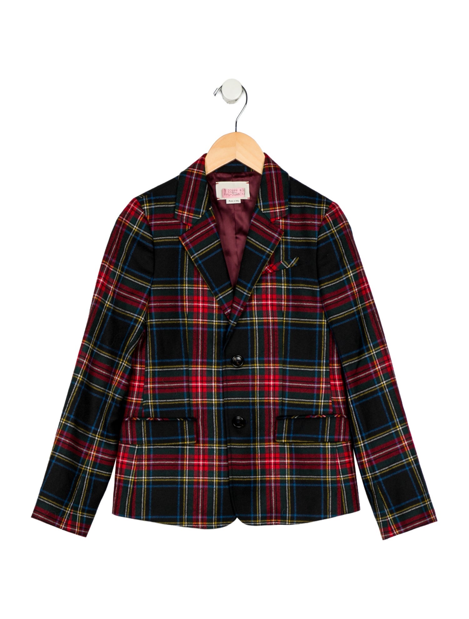 Gucci Boys' Plaid Blazer