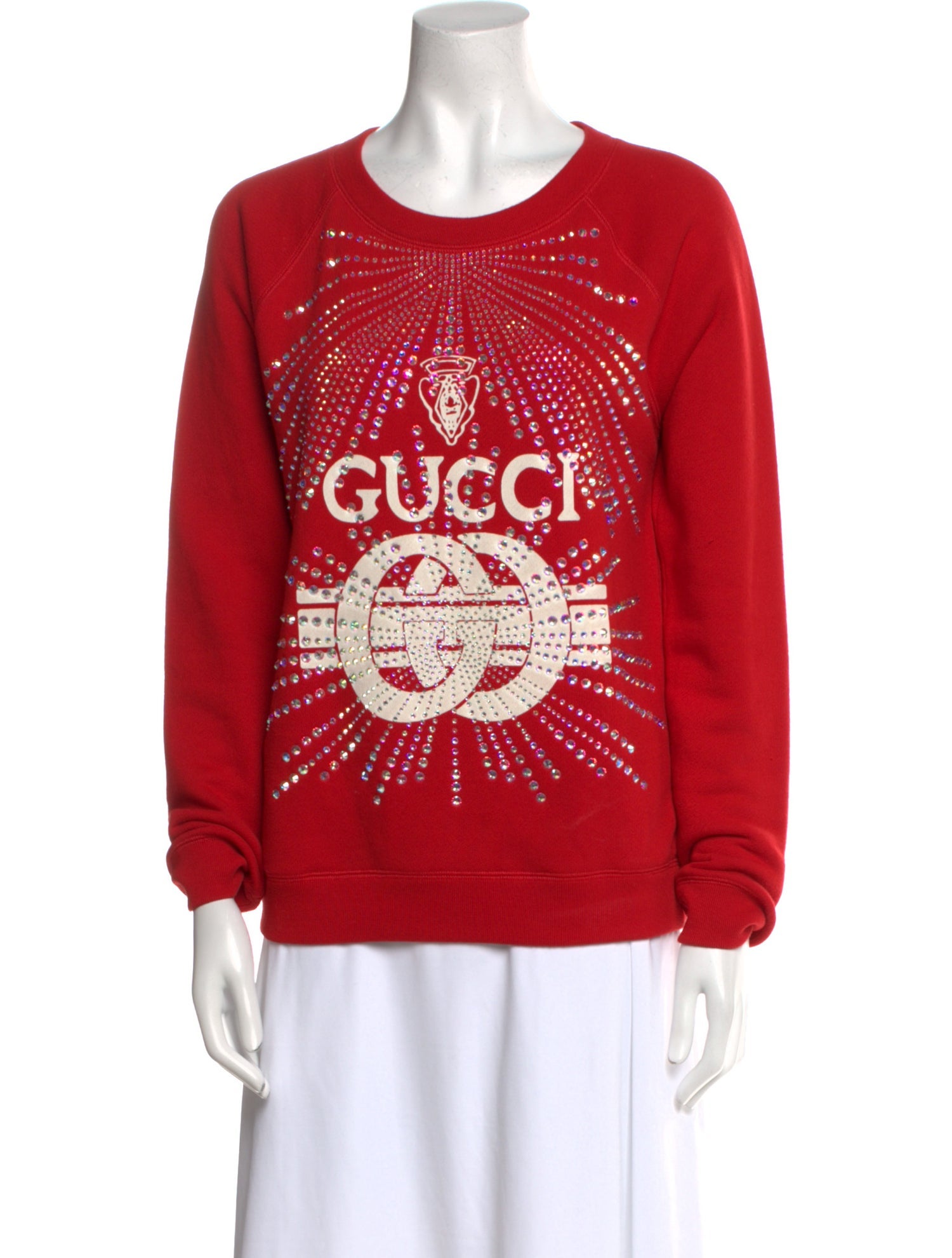 Gucci Graphic Print Crew Neck Sweatshirt