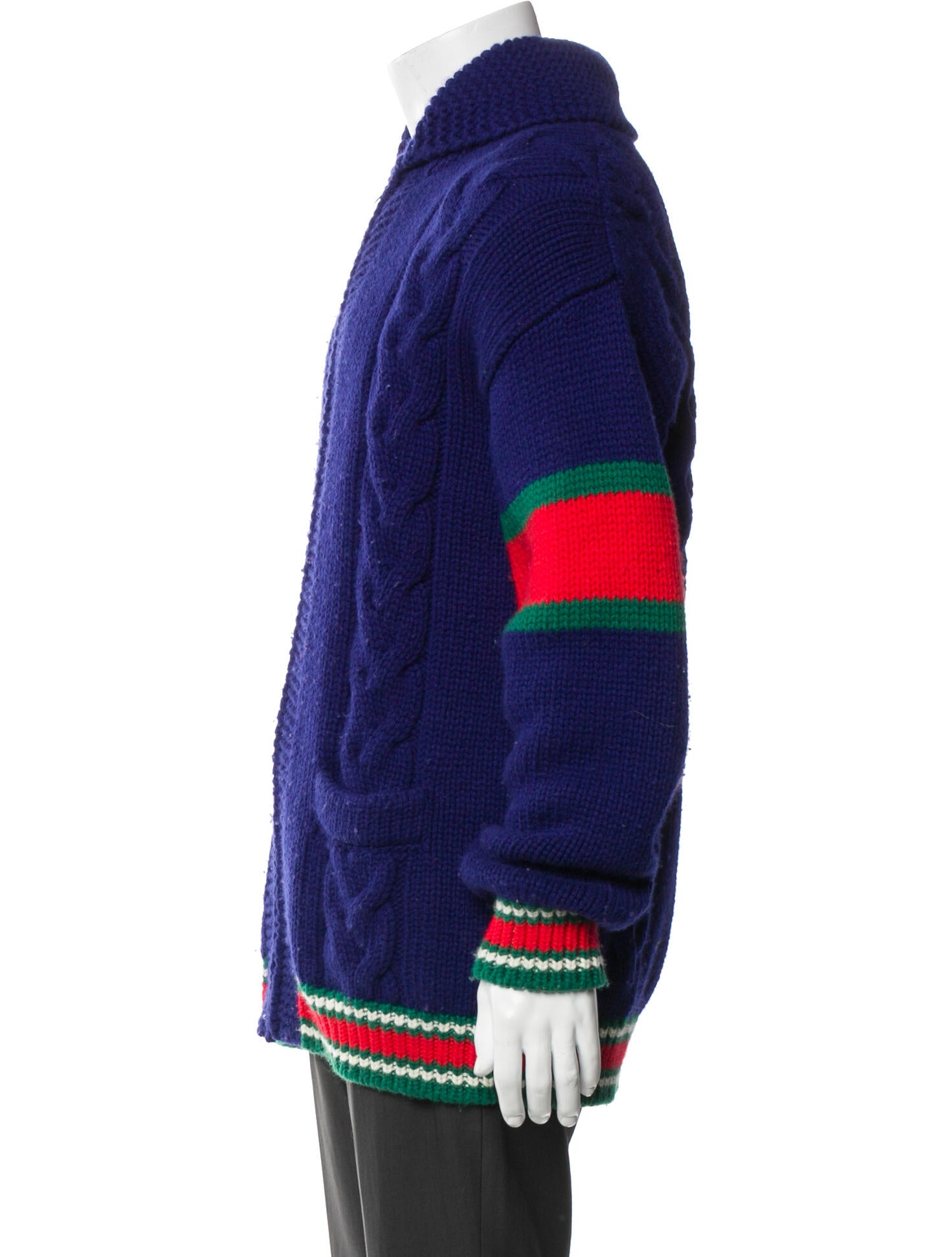 Gucci 2018 Web Accent Cardigan