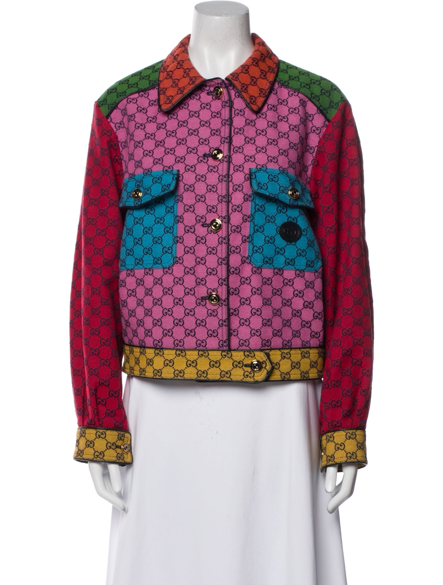 Gucci 2021 Printed Denim Jacket