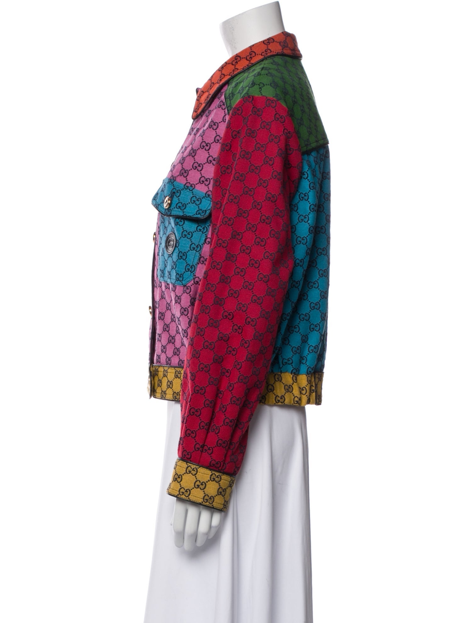 Gucci 2021 Printed Denim Jacket