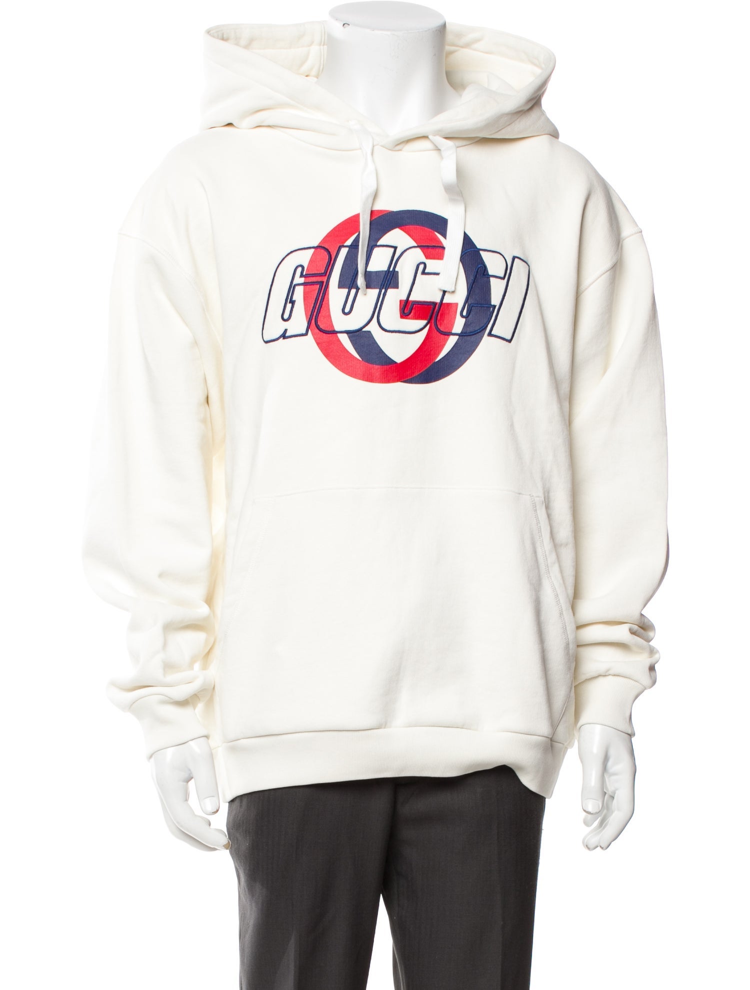 Gucci Interlocking G Logo Crew Neck Hoodie