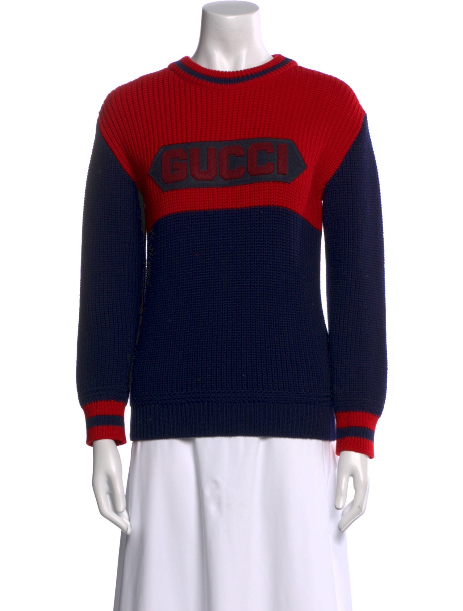 Gucci Wool Graphic Print Sweater