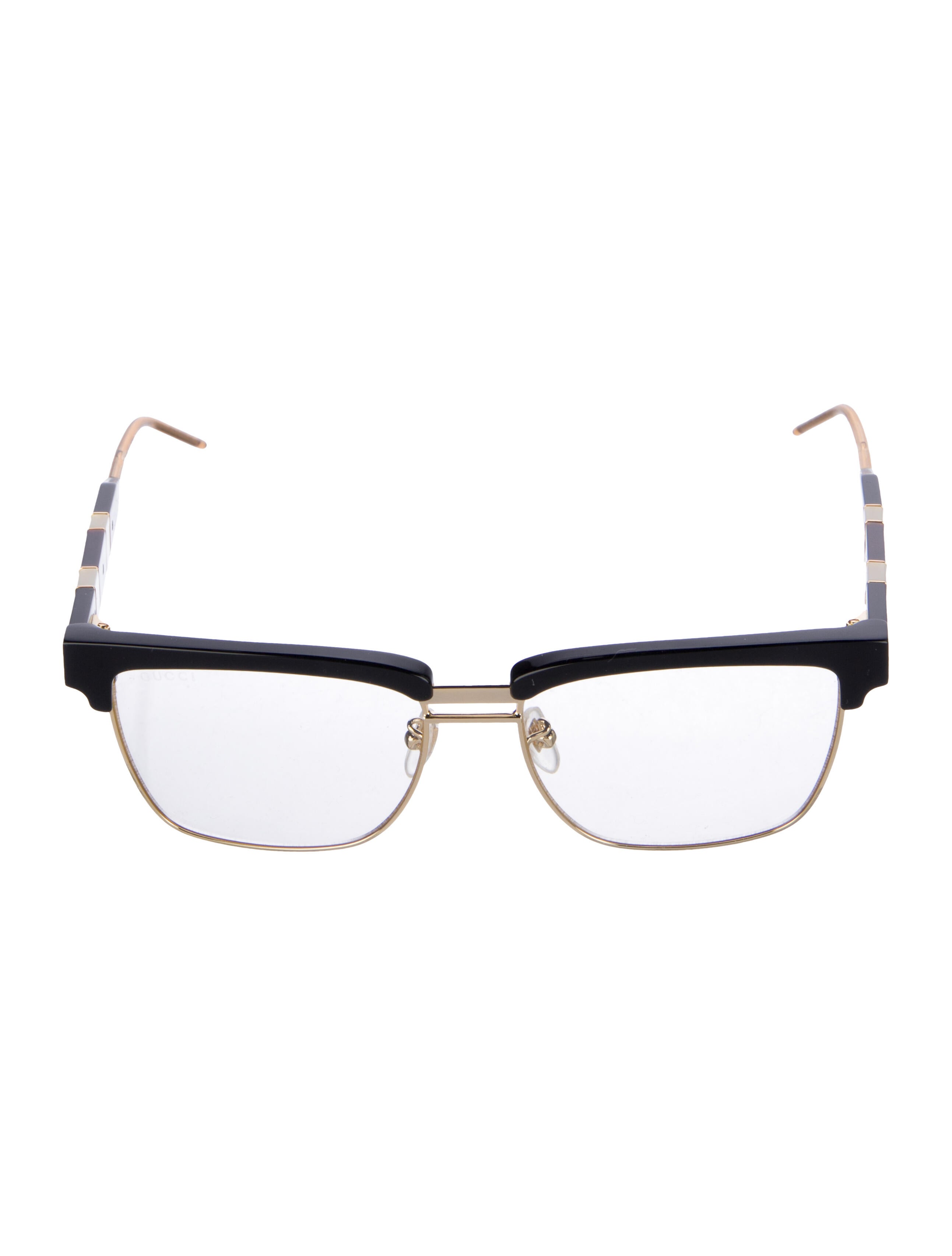 Gucci Interlocking G Logo Wayfarer Eyeglasses