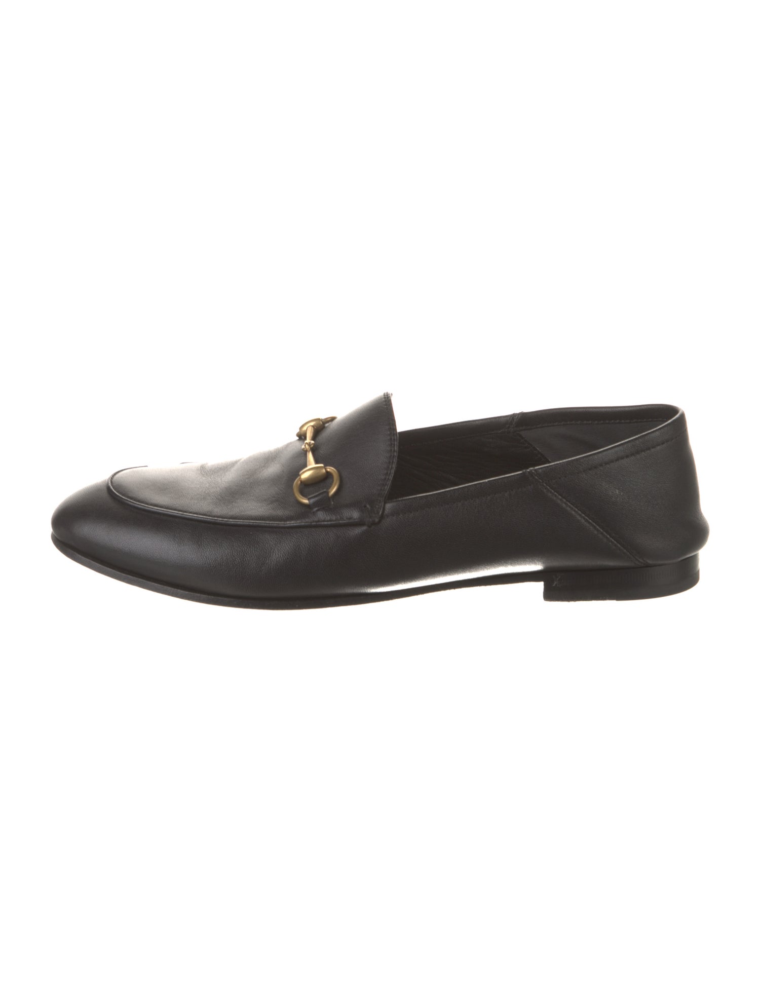 Gucci Horsebit Accent Leather Loafers