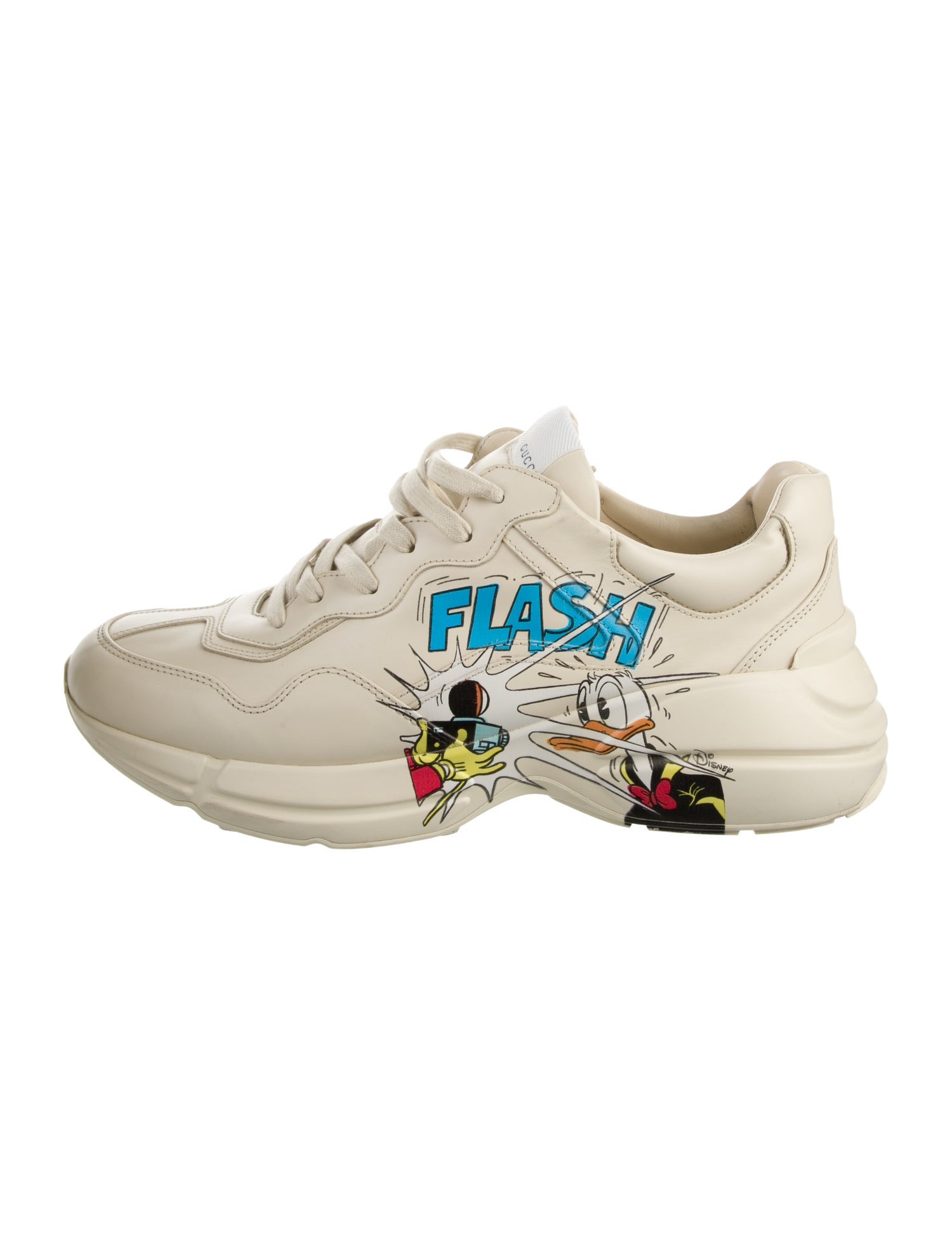 Gucci x Disney Leather Printed Chunky Sneakers