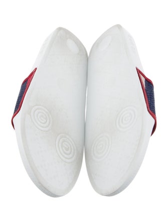 Gucci Interlocking G Logo Canvas Slides