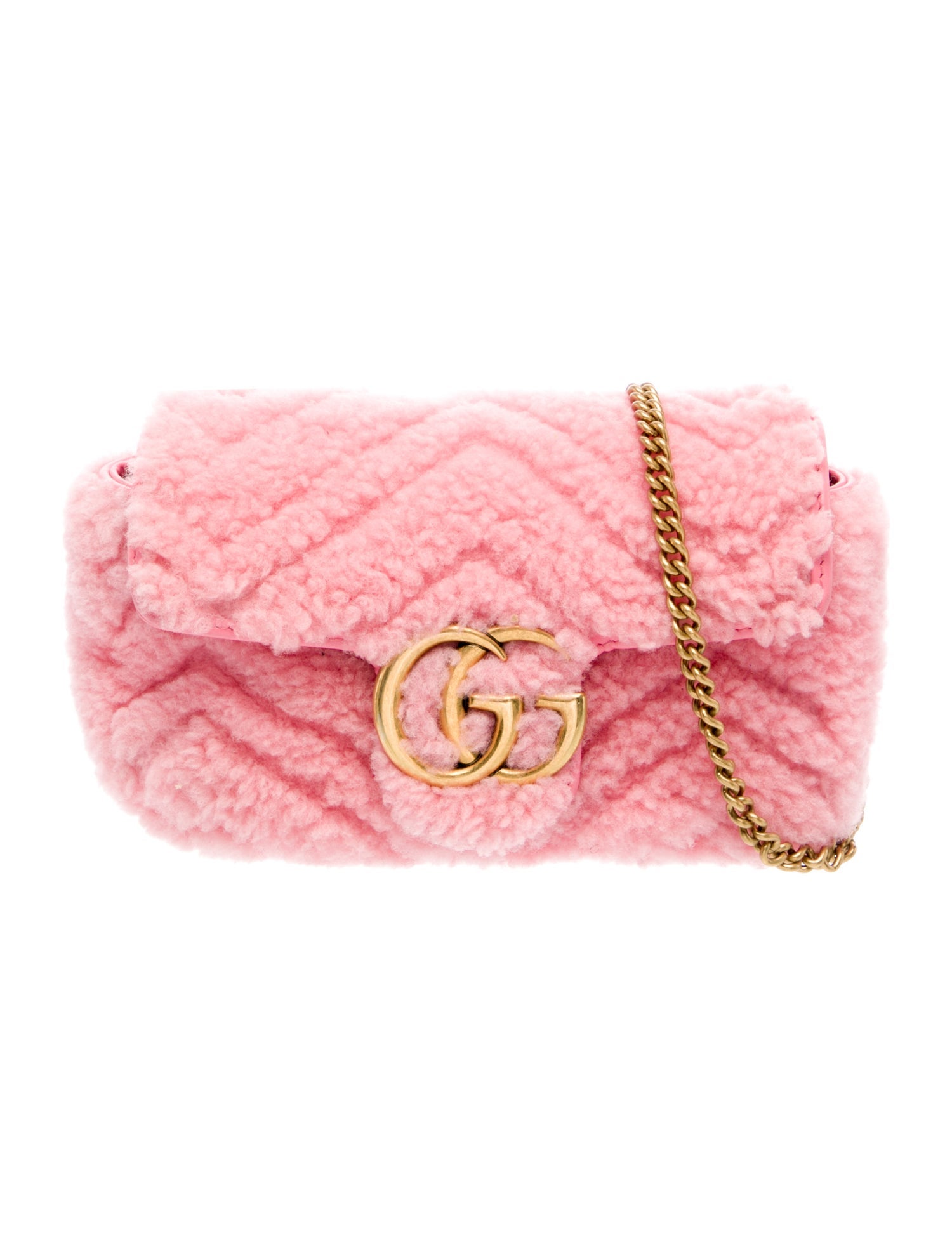 Gucci Shearling Marmont Mini