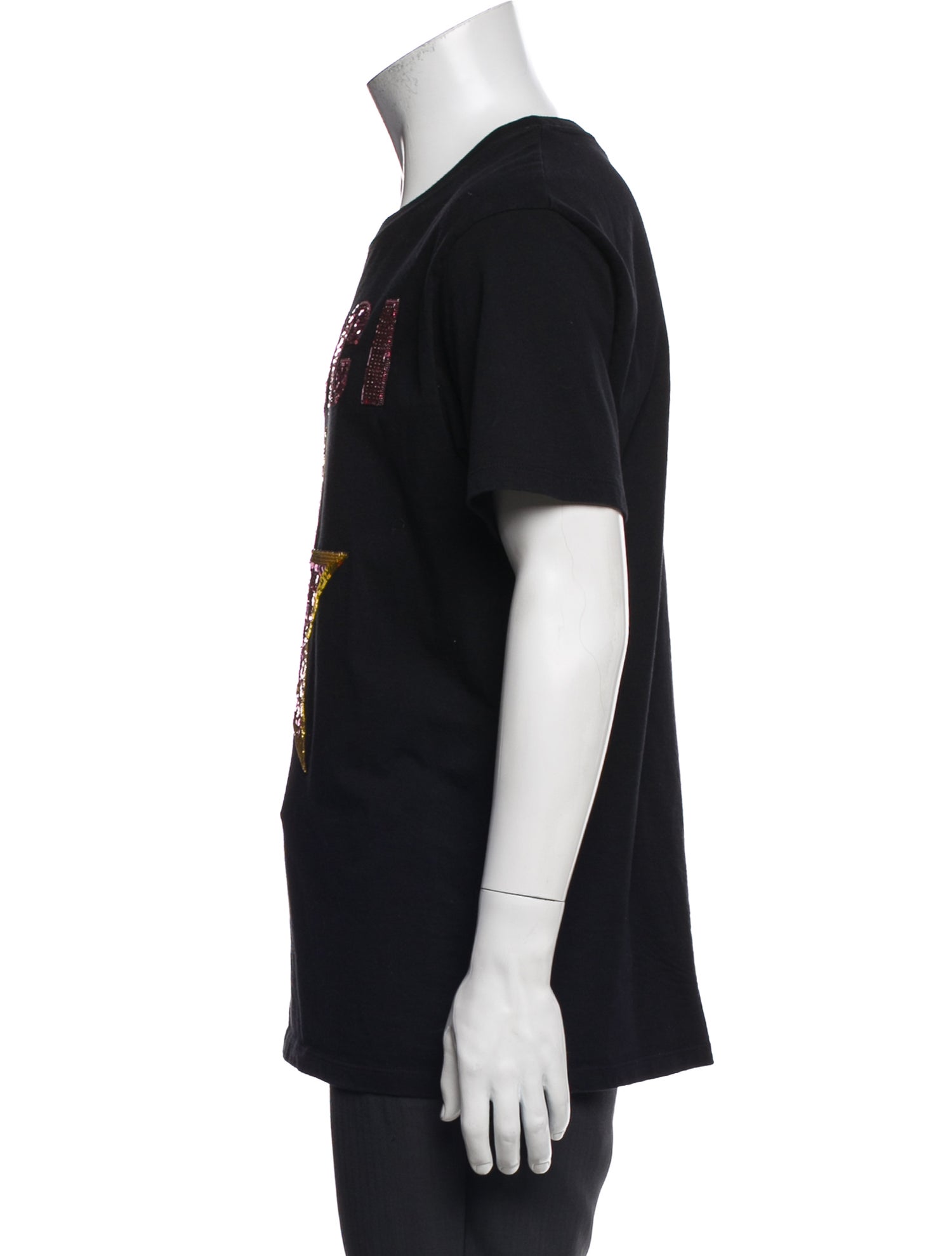 Gucci Graphic Print Crew Neck T-Shirt