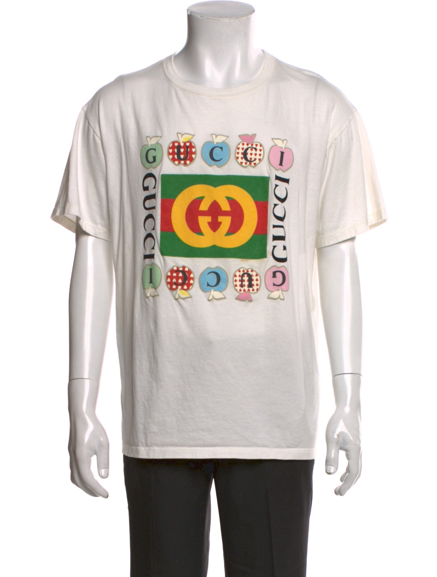 Gucci Web Accent Crew Neck T-Shirt