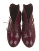 Gucci Patent Leather Lace-Up Boots