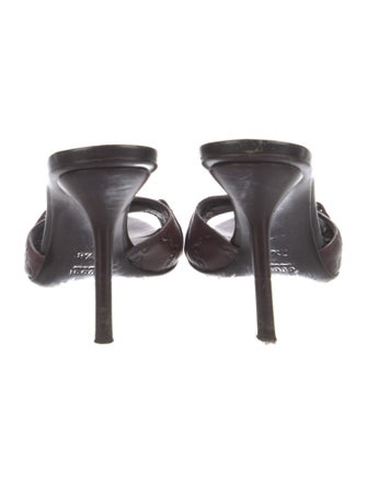 Gucci Horsebit Accent Leather Slides